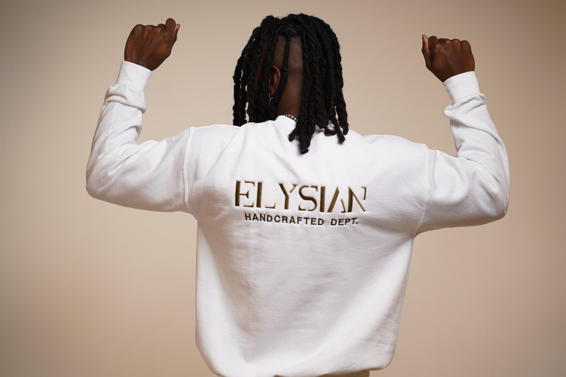 Embroidered Elysian sweatshirt