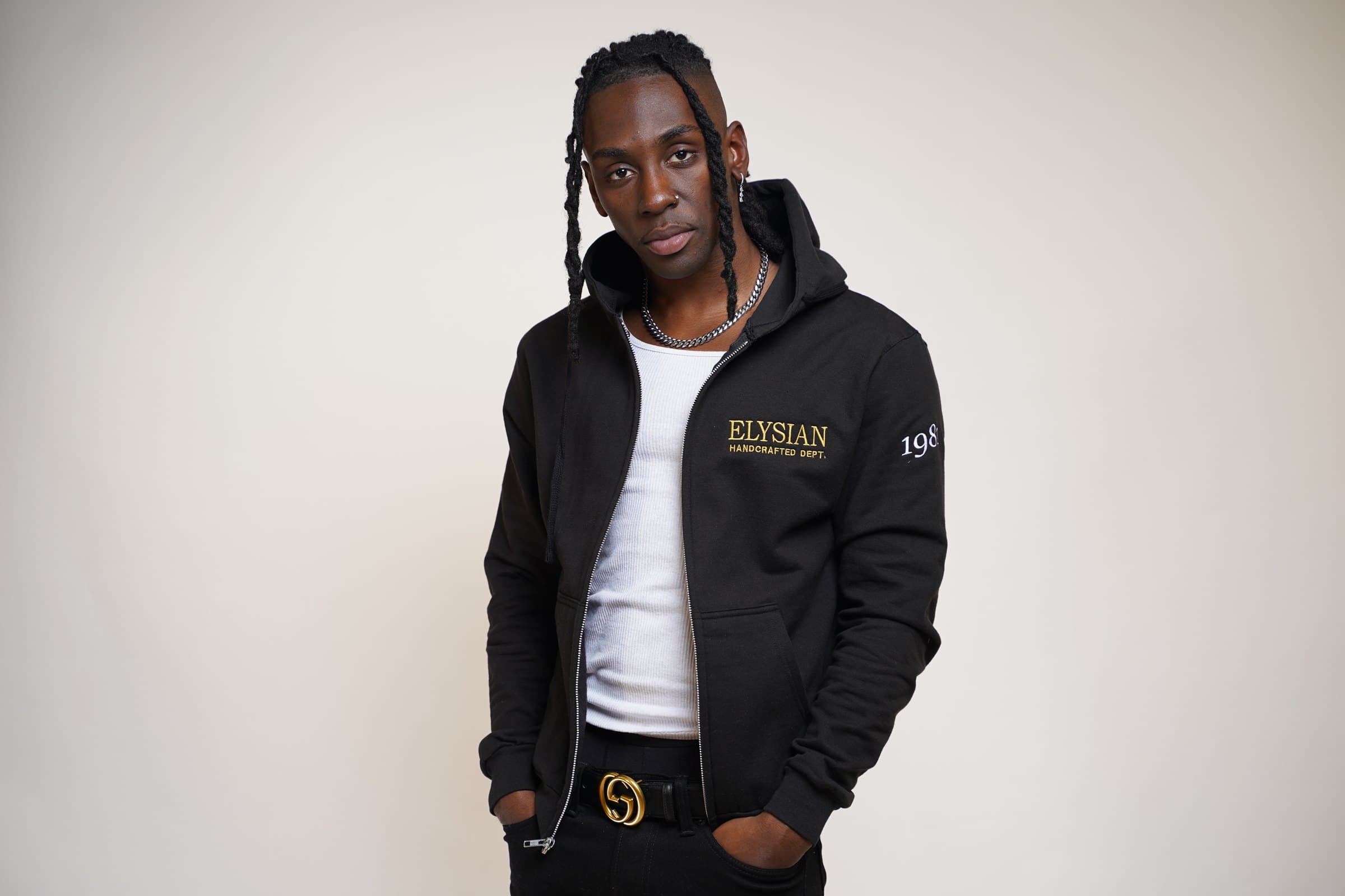 Elysian pieces worn by members of the Collective