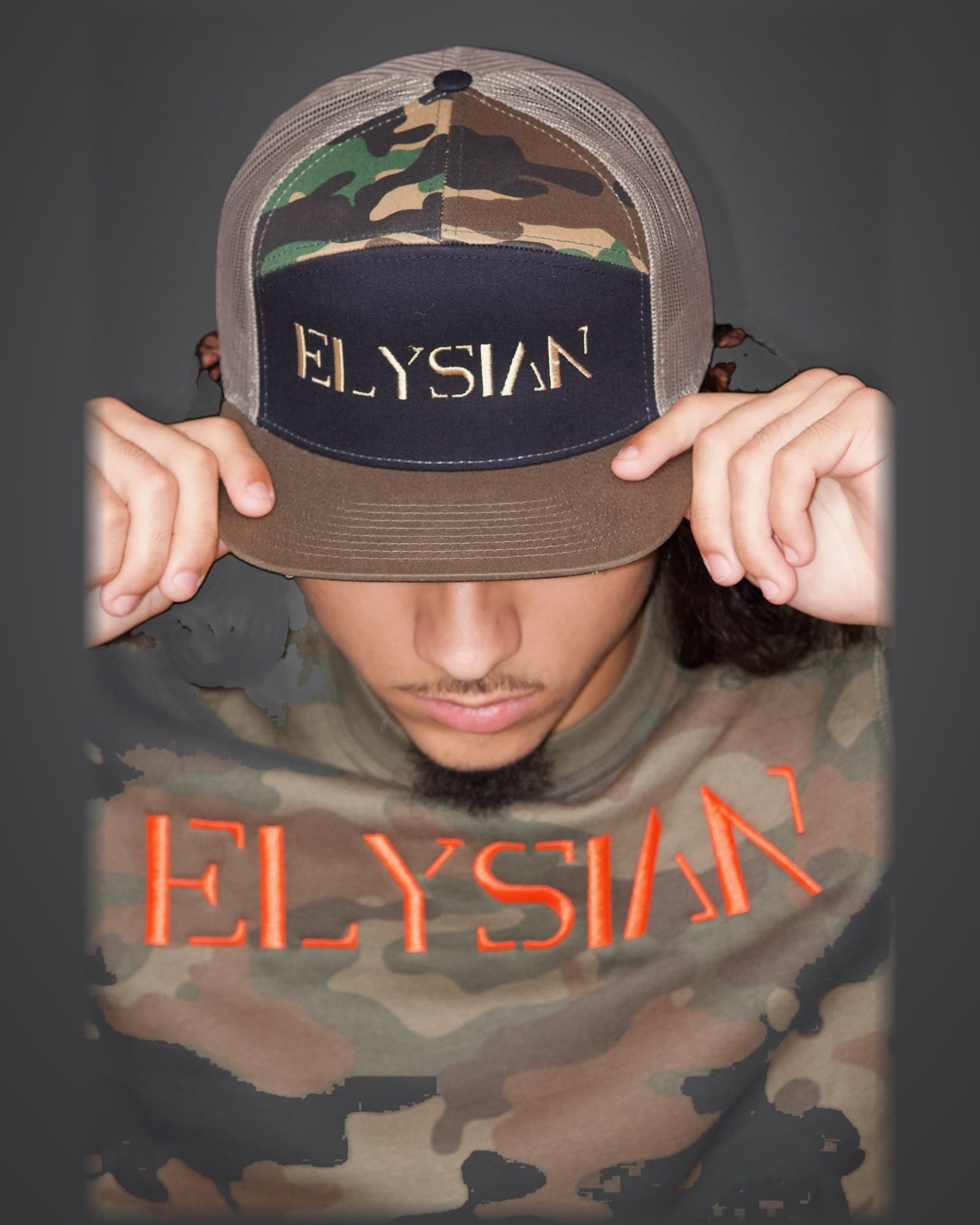 Elysian Camo Crewneck Sweater, view 3